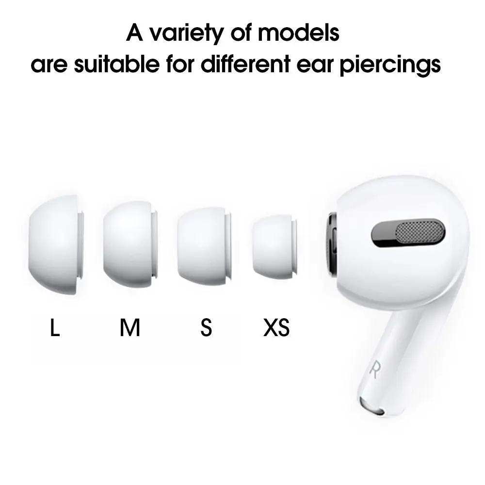 Soft Silicone Earbuds Earphone Tips Earplug Cover for Airpods Pro 1/2 L M S XS Size Headphone Eartips for Airpods Pro 2 - Image 6